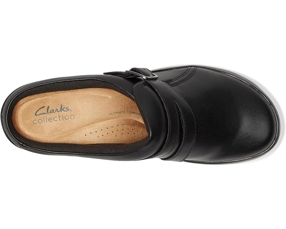 Слипоны Clarks Angie Braley из премиальной кожи с амортизирующей подошвой EVA