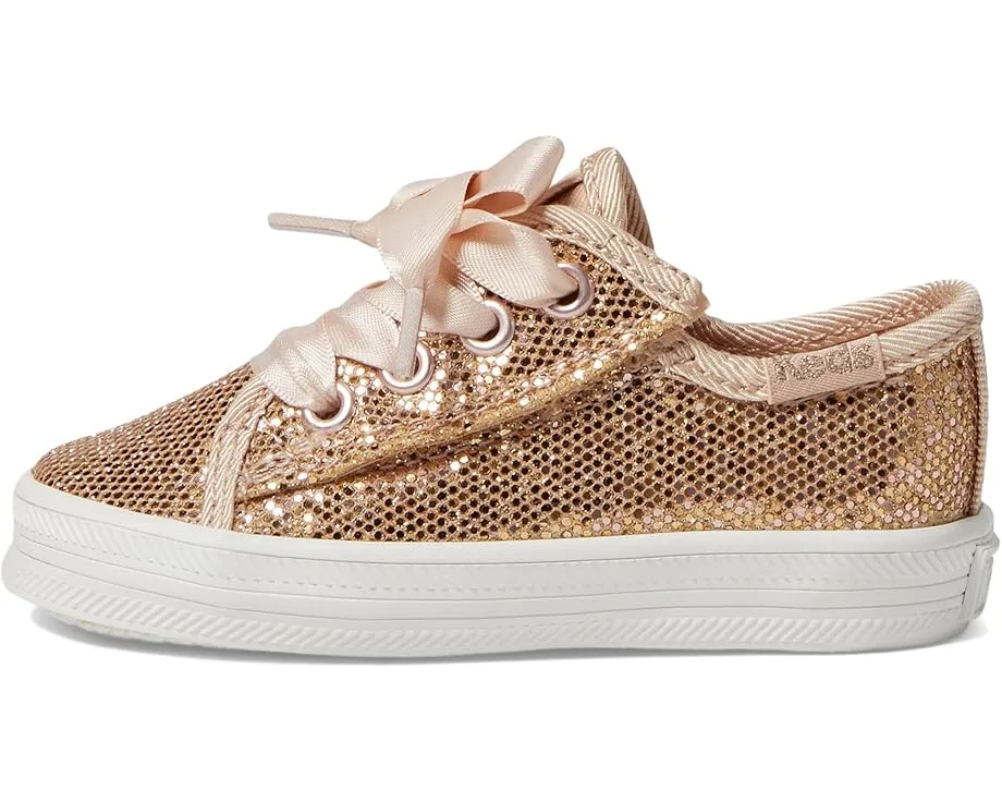 Keds Kickstart Jr. Celebrations блестящие кроссовки для детей с атласными шнурками