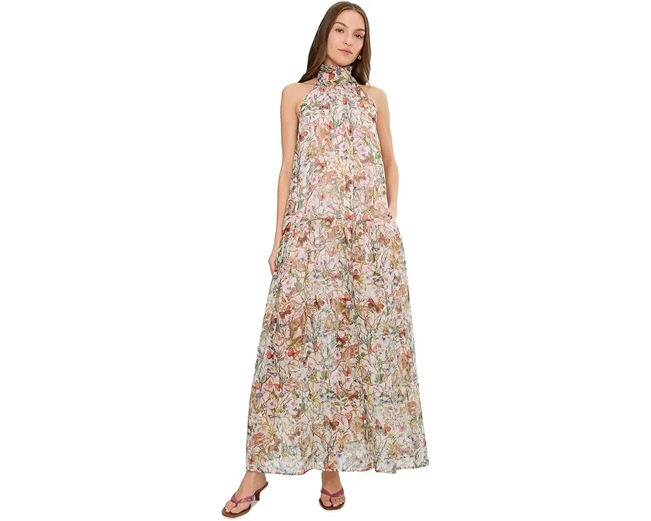 Макси-платье Drop Waist High Collar без рукавов от Avec Les Filles