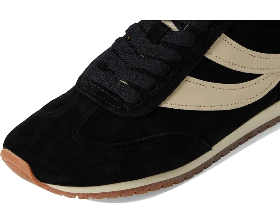 Кроссовки Vince Oasis Runner-W на шнуровке из мягкой кожи с контрастными деталями