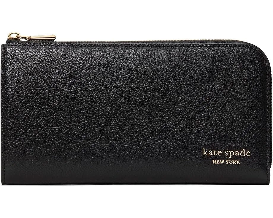 Континентальный кошелек Devin на молнии из шагреневой кожи Kate Spade New York