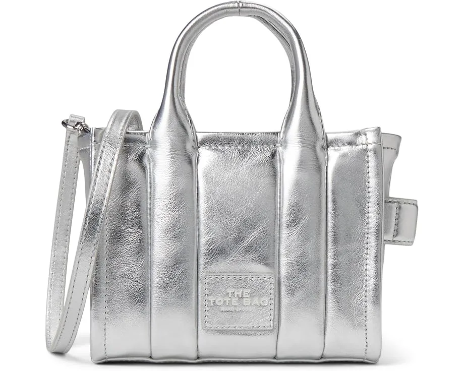 Металлическая сумка-тоут Marc Jacobs The Metallic Leather Crossbody Tote Bag
