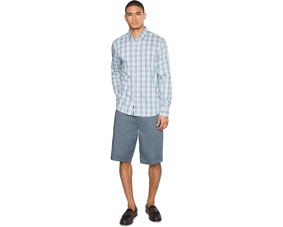 Рубашка Faherty The Movement Shirt в клетку с расслабленным кроем