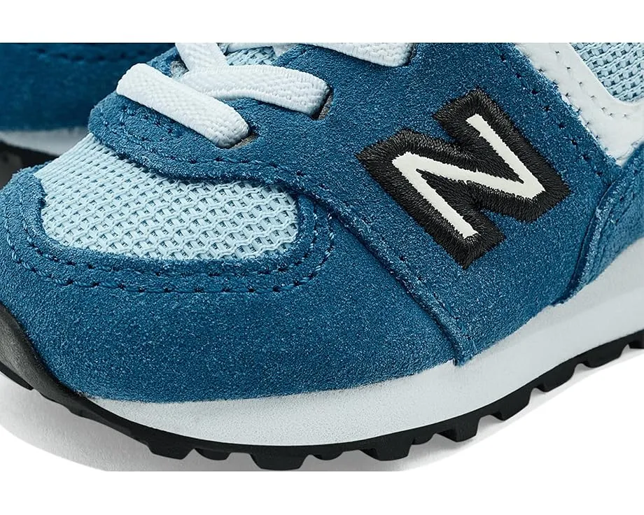 New Balance Kids 574 Bungee Lace первые кроссовки с липучкой