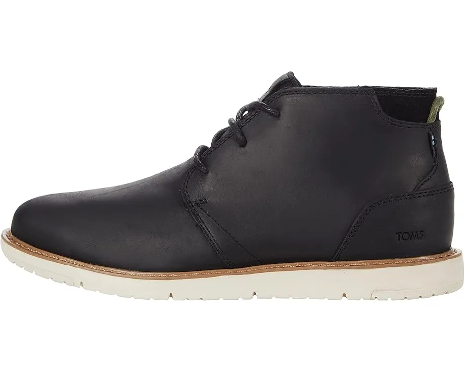 TOMS Navi ботинки из водонепроницаемой черной кожи