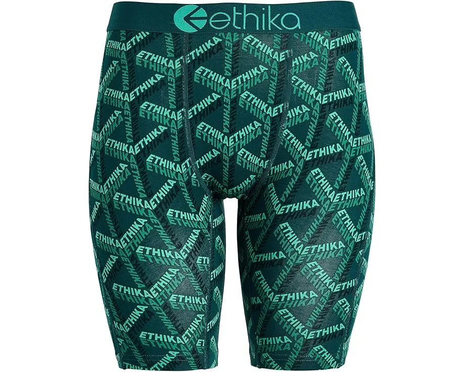 Трусы-плавки ethika Emerald Dynasty с эластичным поясом и принтом