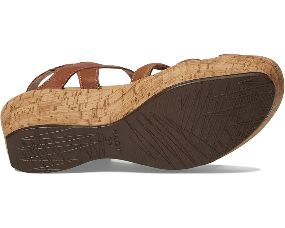 Сандалии Naot Tropical с клиновидным каблуком и застежкой на липучке