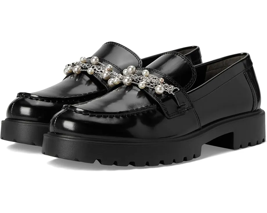 Лоферы Tory Burch Classic Embellished Lug с декором из жемчуга и металла