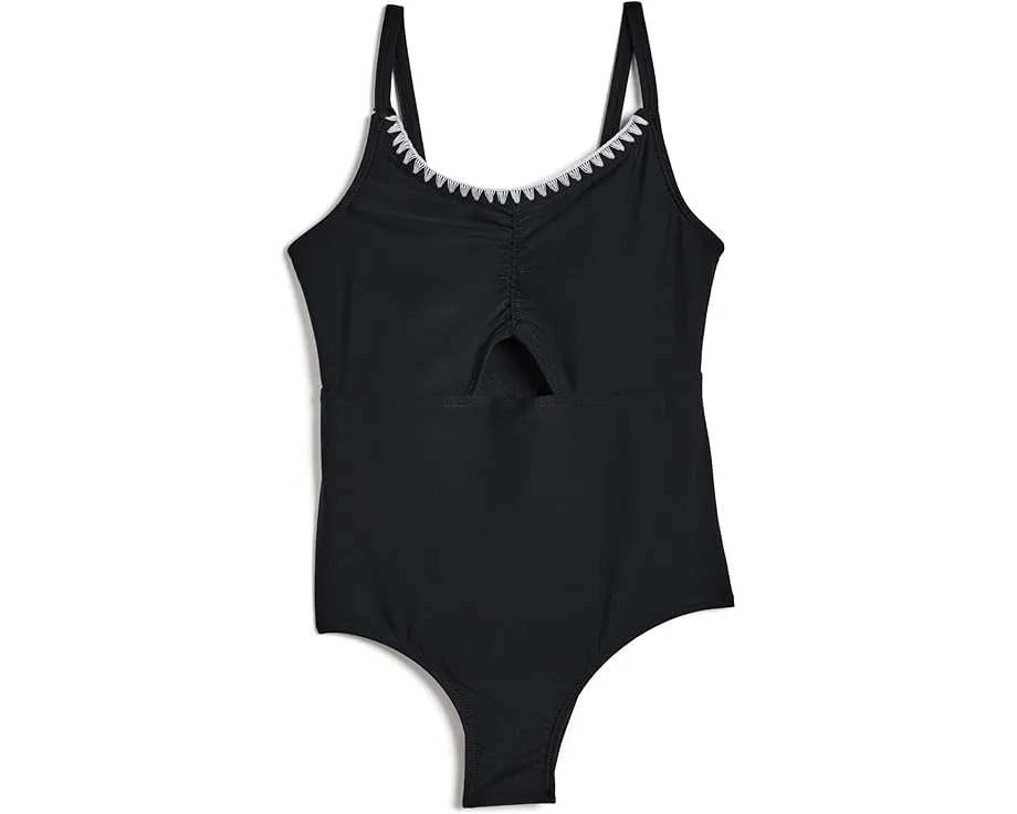 Цельный купальник с драпировкой и вырезом для детей от abercrombie kids
