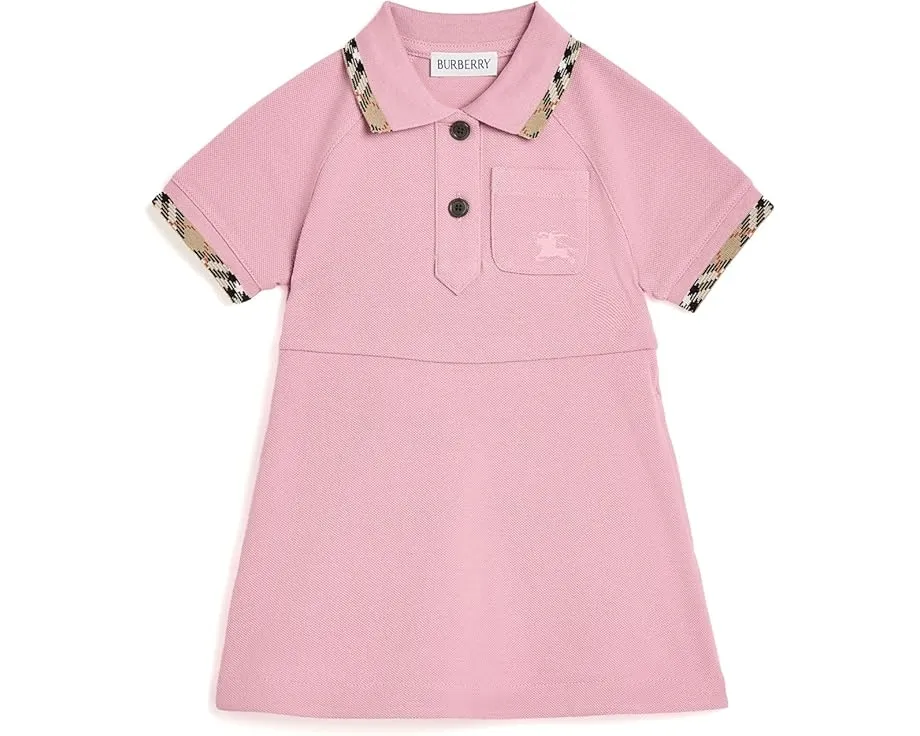 Платье Romola от Burberry Kids для малышей с контрастным принтом