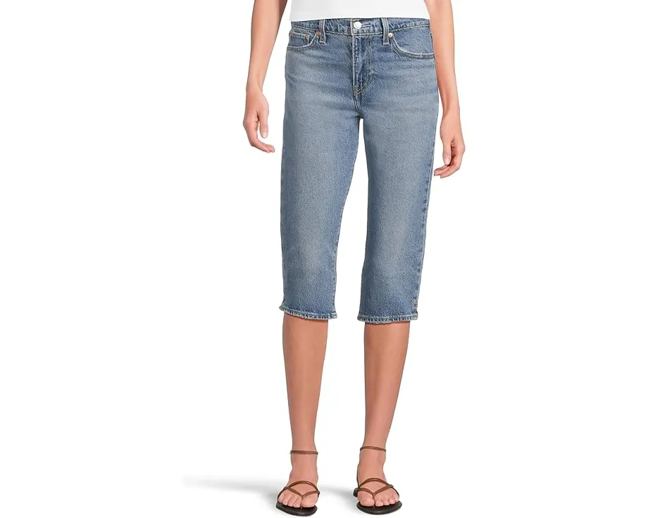 Капри Levi's® Premium Wedgie с высокой талией и зауженным силуэтом