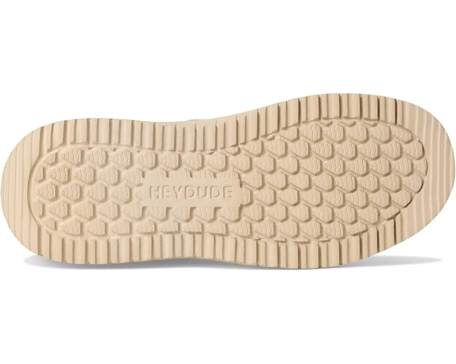 Детские ботинки Hey Dude Bradley Classic на шнурках с кожаным верхом и стелькой Memory Foam