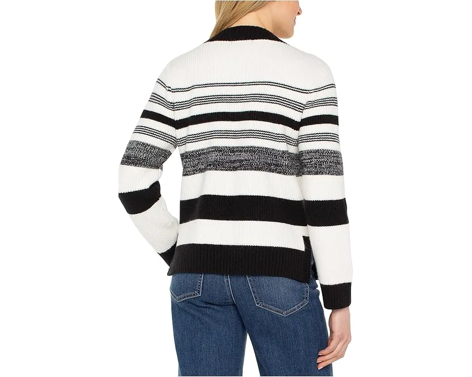 Свитер Liverpool Los Angeles с V-образным вырезом и длинными рукавами