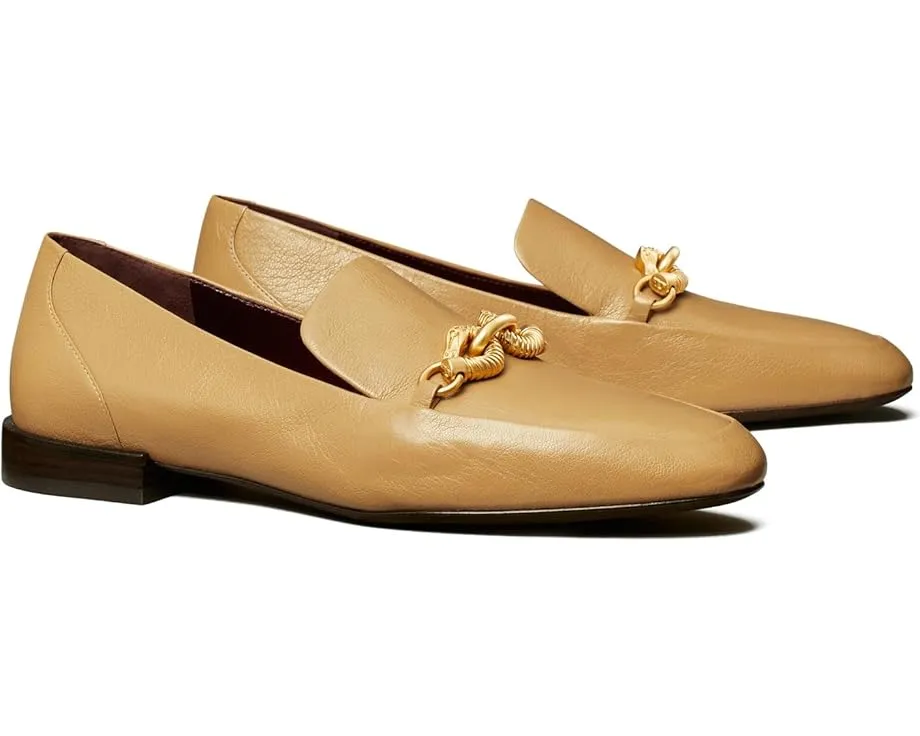 Кожаные лоферы Tory Burch Jessa с квадратным носком и низким каблуком