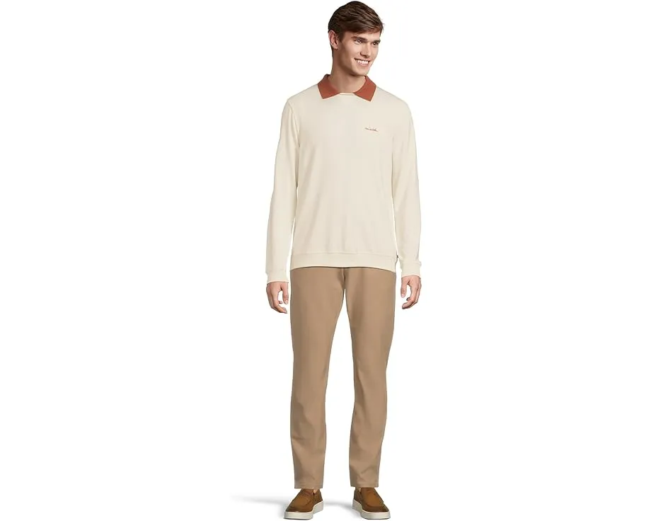 Свитер с воротником Amenities Collar Crew от TravisMathew из модала с аккуратным дизайном