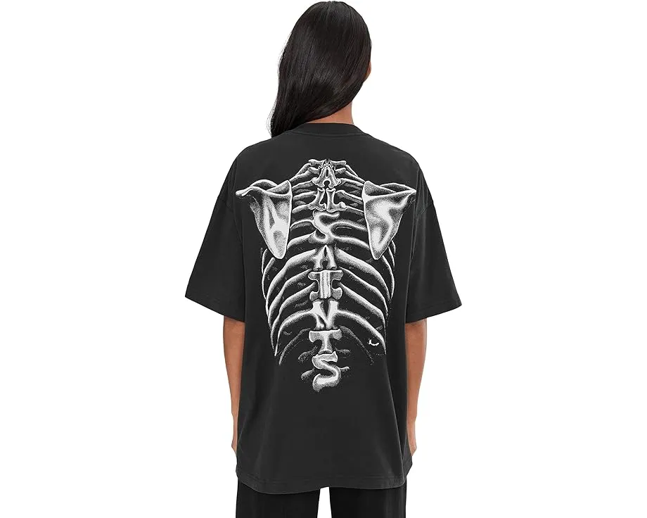 Футболка AllSaints Anatomica Short Sleeve Crew с графическим принтом