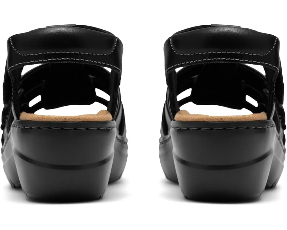 Сандалии Clarks Merliah 2 Ruby на танкетке с регулируемыми ремешками и мягкой стелькой