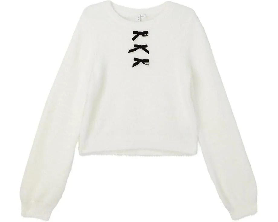 Свитер с тремя бантиками из мягкой ткани Janie and Jack