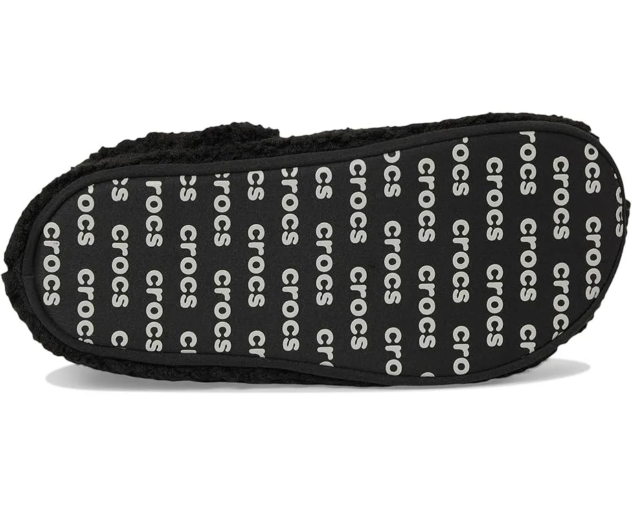 Классические тапочки Crocs Cozzzy с искусственным мехом и противоскользящей подошвой