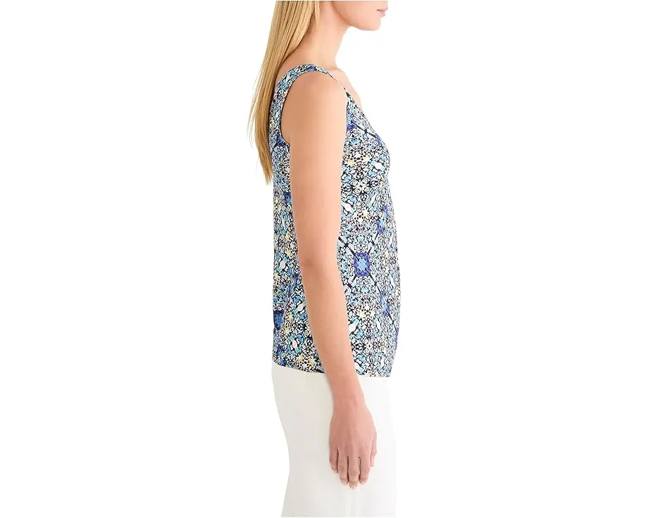 Топ Filagree Tile Tank из переработанного полиэстера с запатентованным принтом NIC+ZOE