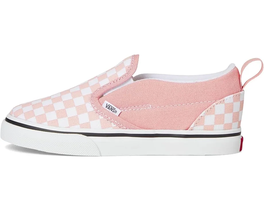 Детские кеды Vans Slip-On V для малышей с принтом и резиновой подошвой