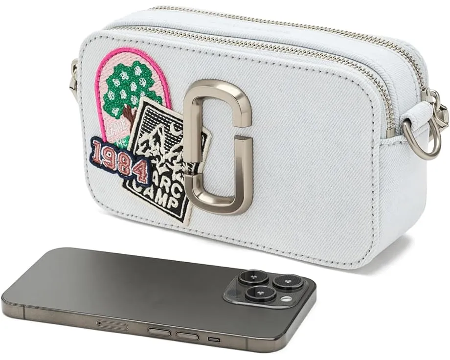 Джинсовая сумка Marc Jacobs The Camp Patchwork Denim Snapshot