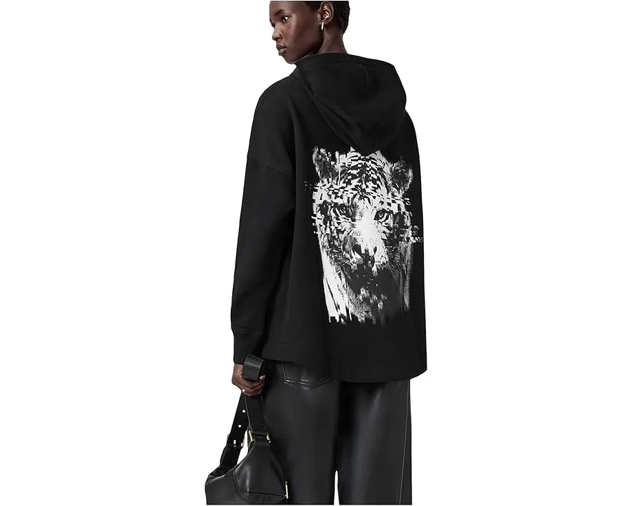 Оверсайз худи AllSaints Static Etie из органического хлопка