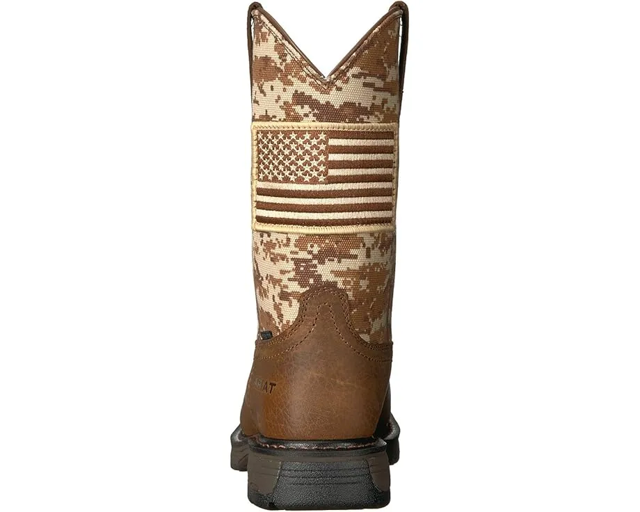 Рабочие ботинки Ariat Workhog Patriot с защитным стальным носком и квадратным мысом