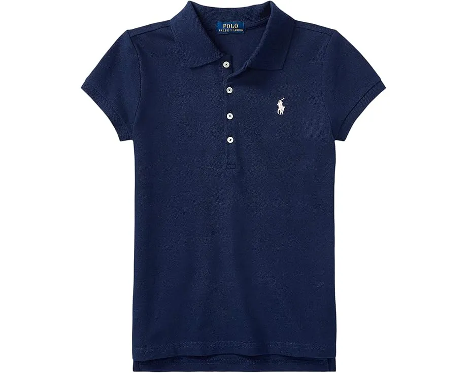 Polo Ralph Lauren Kids Поло с коротким рукавом из сетки для детей постарше