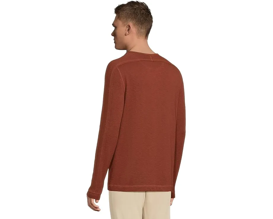 Свитшот Johnston & Murphy Split-neck с текстурной вязкой