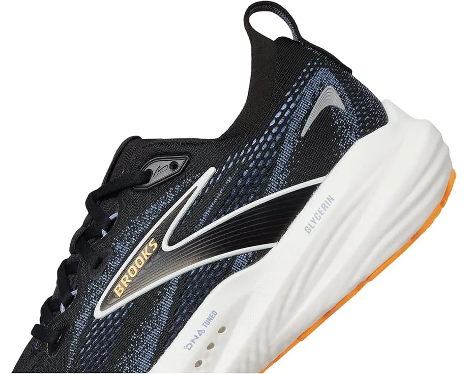 Кроссовки Brooks Glycerin 22 с двойным жаккардовым верхом и резиновой подошвой