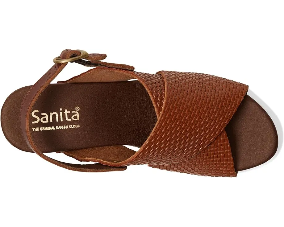 Сандалии Sanita Sijo с перекрестными ремешками и регулируемой пяткой