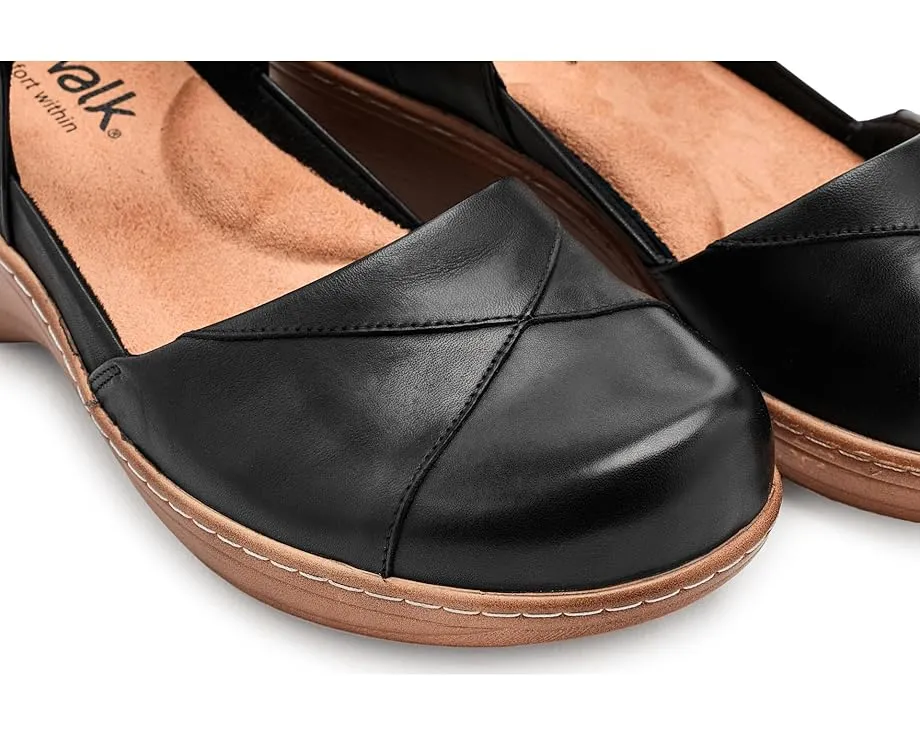 Туфли SoftWalk Miri на платформе с кожаным верхом и регулируемой липучкой