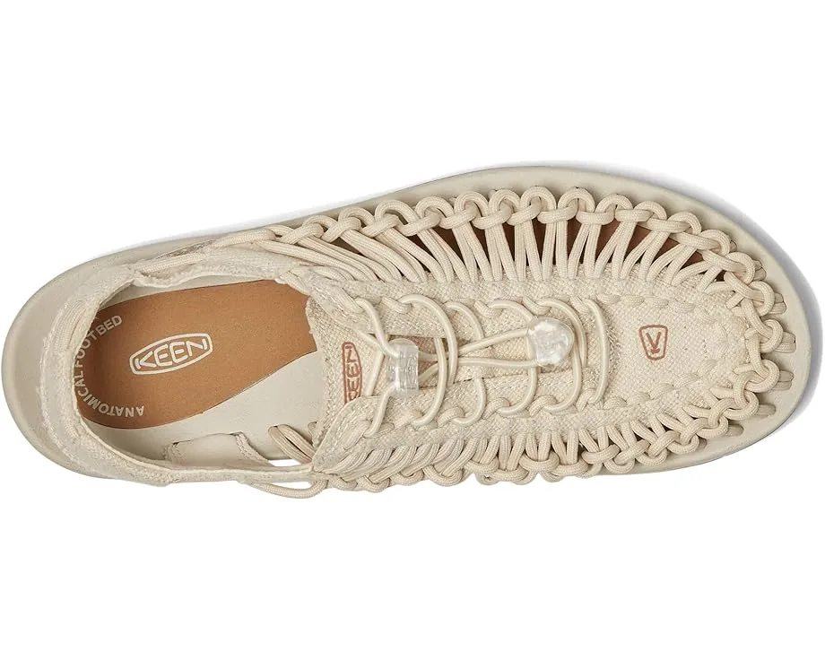 Обувь KEEN Uneek Canvas на плетеных шнурах с системой контроля запаха