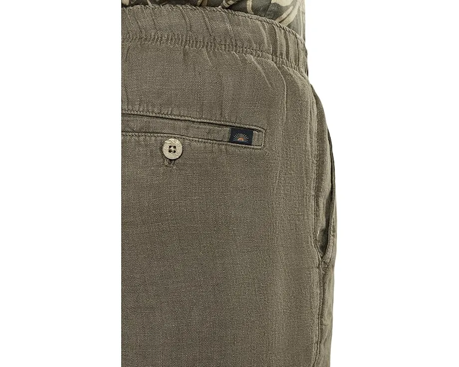 Faherty Essential Linen Shorts шорты из льна с эластичным поясом