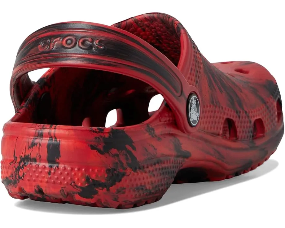 Crocs Classic Marbled Tie-Dye Clogs детские сабо в технике тай-дай