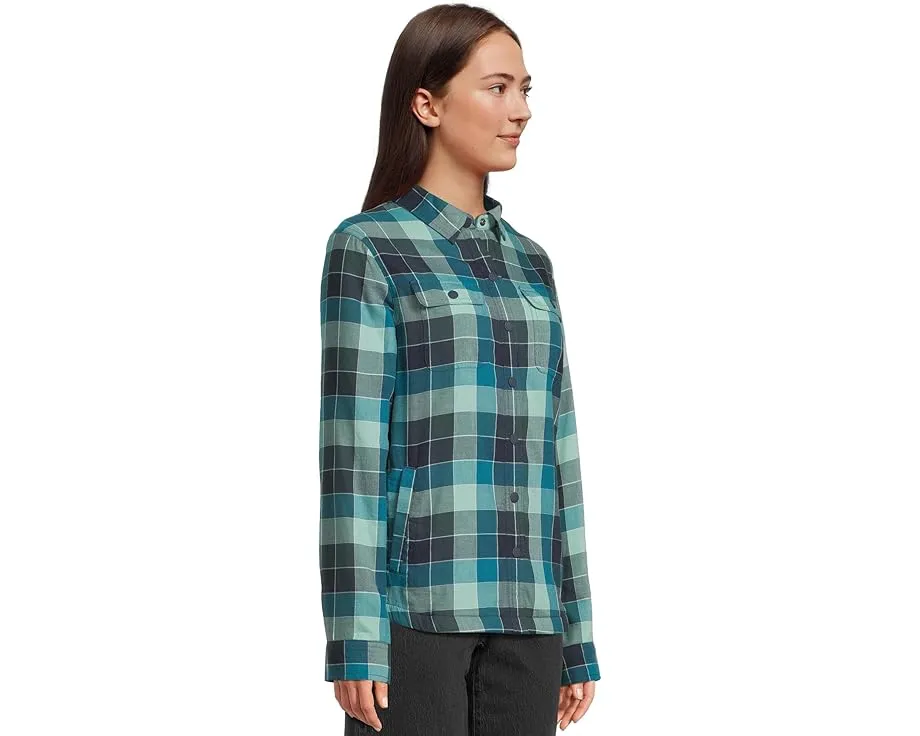 L.L.Bean Фланелевая рубашка с флисовой подкладкой и накладными карманами