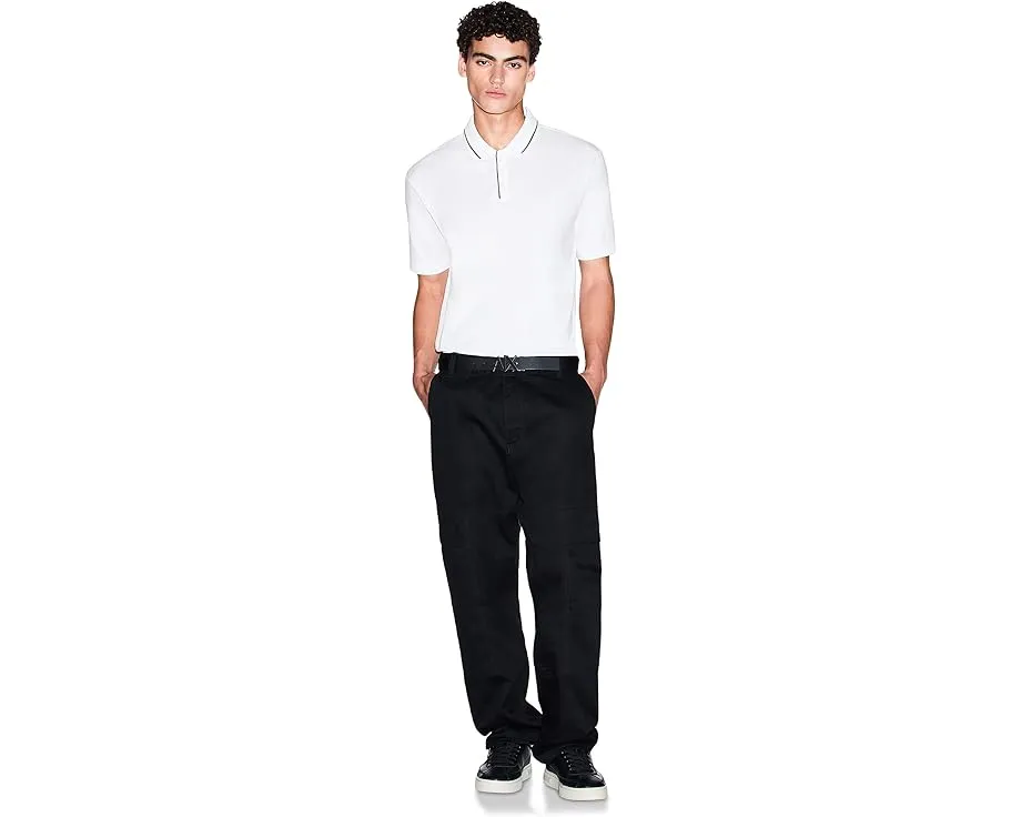 Поло Milano New York Logo с контрастным принтом Armani Exchange