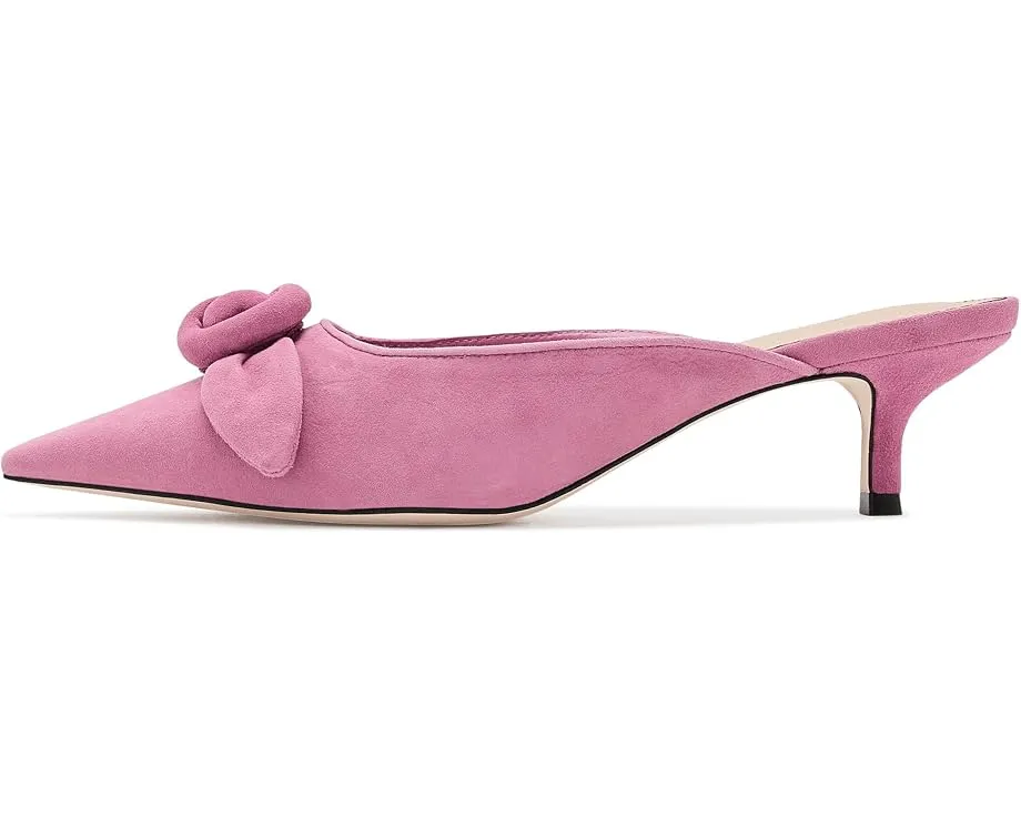 Мюли Layla Suede Kitten Heels от Cinq à Sept на низком каблуке