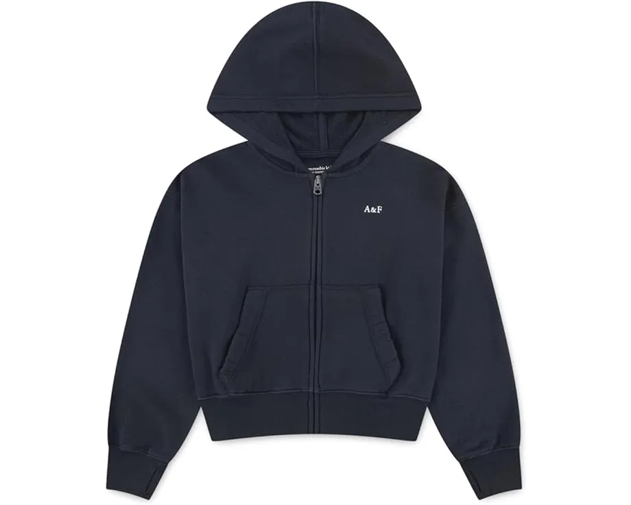 Толстовка Essential с капюшоном и полной молнией от abercrombie kids