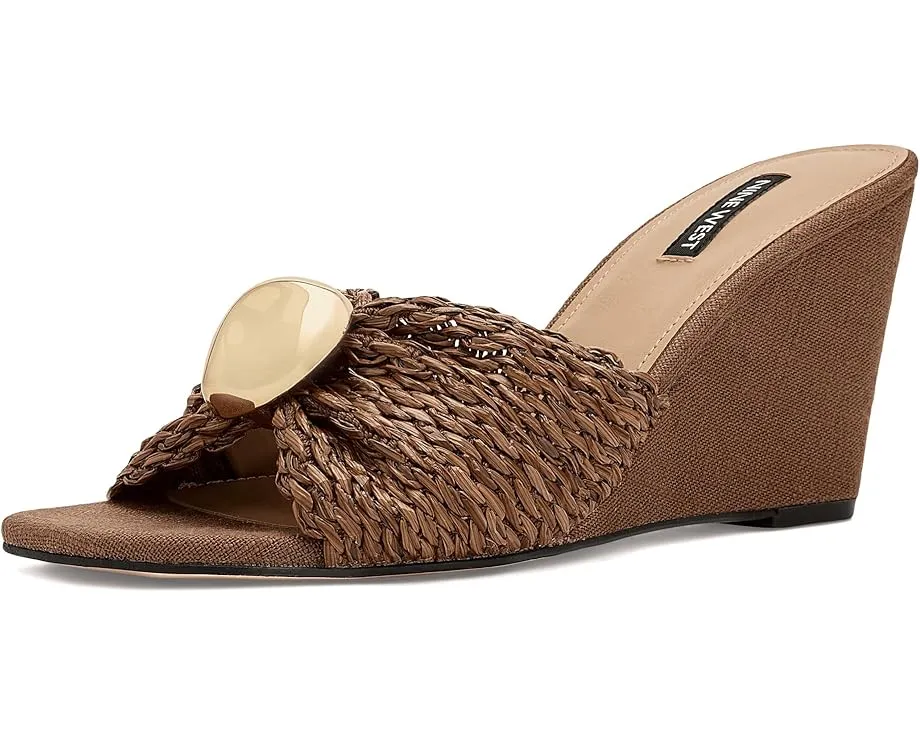 Босоножки Nine West Nessla с танкеткой и плетеным верхом