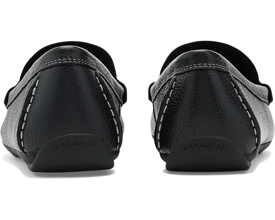 Туфли COACH Sculpted C Driver с логотипом из замши