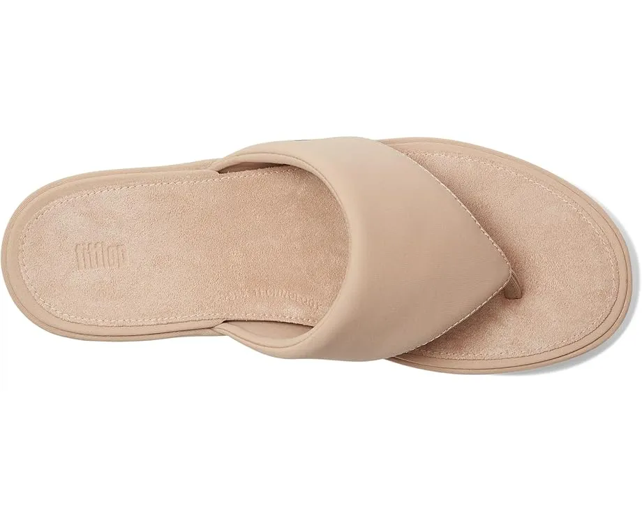 FitFlop Сандалии Platfforms Wedge Toe-Post на танкетке с ремешком и пряжкой