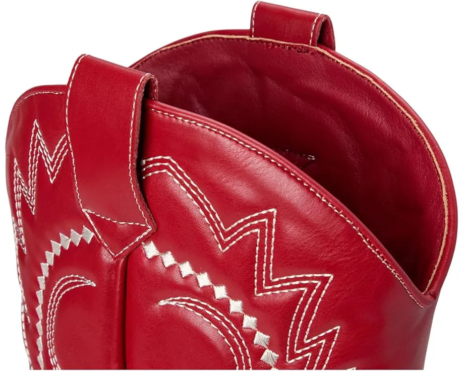 Сапоги MIA Locklyn до колена на каблуке с острым носком и декоративной строчкой