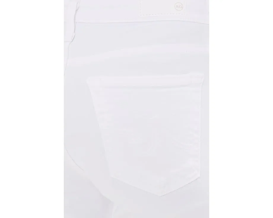 Джинсы Angel Low Rise Bootcut с низкой посадкой и расклешенными штанинами в цвете Gallery White от AG Jeans