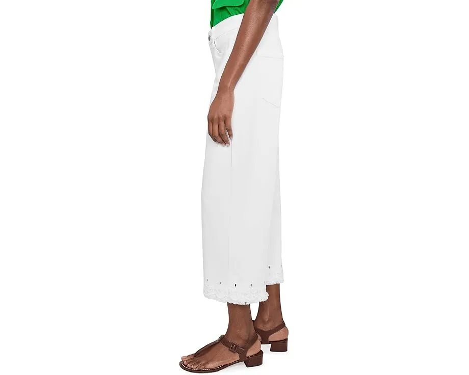 Джинсы Liverpool Los Angeles Petite с вышивкой Stride Crop Wide Leg Inseam 24
