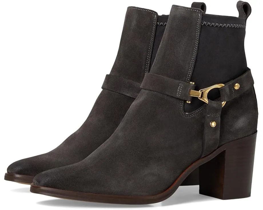 Ботильоны Andre Assous Royal из натуральной кожи с деревянным каблуком