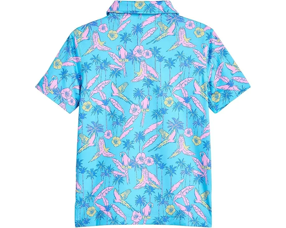Polo The Flock Party Chubbies Kids с цветочным принтом и птицами