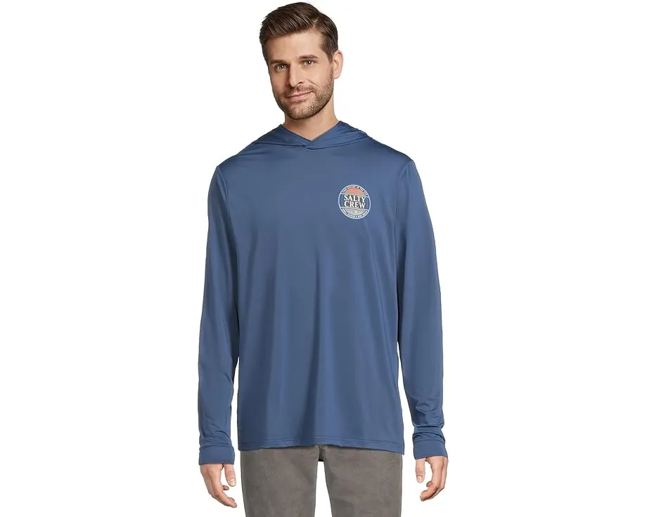 Солнцезащитная толстовка Salty Crew Simple Fade с капюшоном и UPF 50+