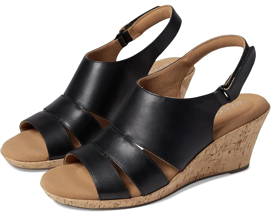 Босоножки Rockport Briah Sling на клиновидном каблуке из натуральной кожи